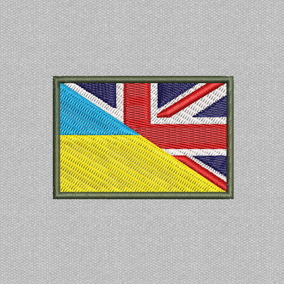 Прапорець UA-UK 60х40 мм N-0066 фото