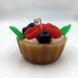 Свічка "Корзинка з малиною"  з ароматом фруктових ягід K-0003 фото 1