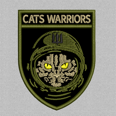 Бойовий кіт (Cats warriors) 70х90 мм  N-0016 фото