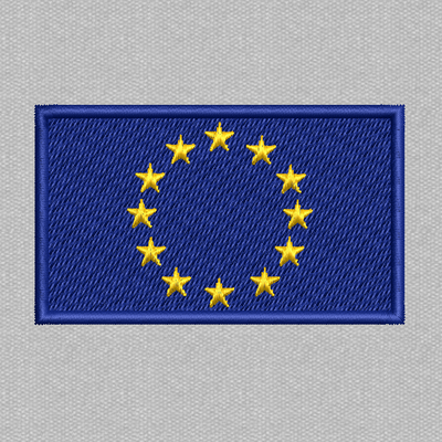 Прапор Євросоюзу 80х45 мм N-0060 фото