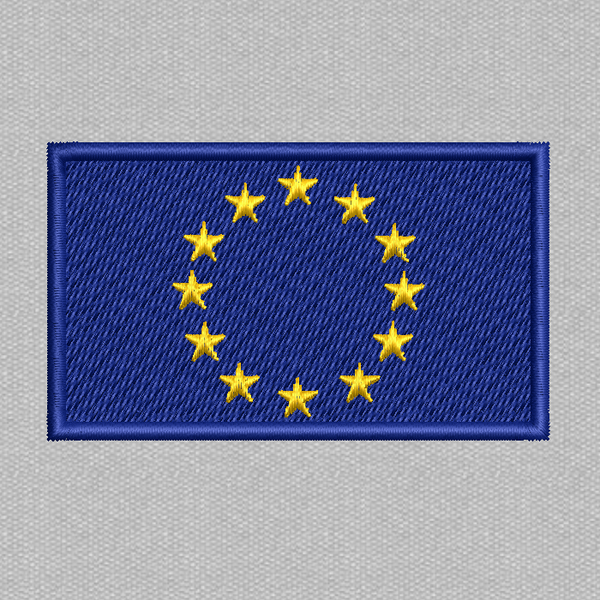 Прапор Євросоюзу 80х45 мм N-0060 фото