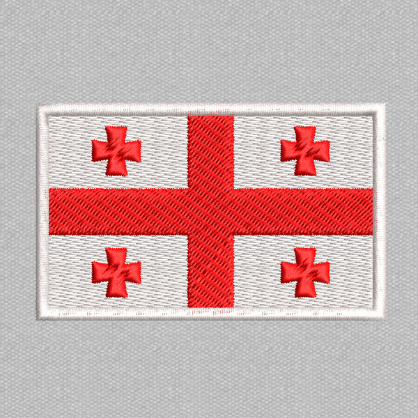 Прапор Грузії 80х50 мм  N-0065 фото